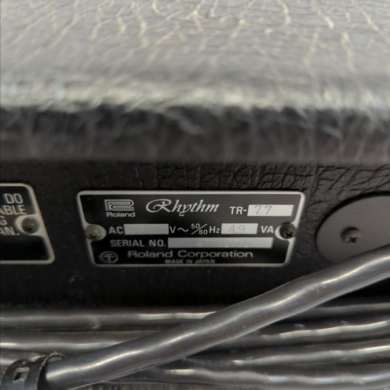 Roland Rhythm 77 Analog Drum Machine Electric Evolution Music