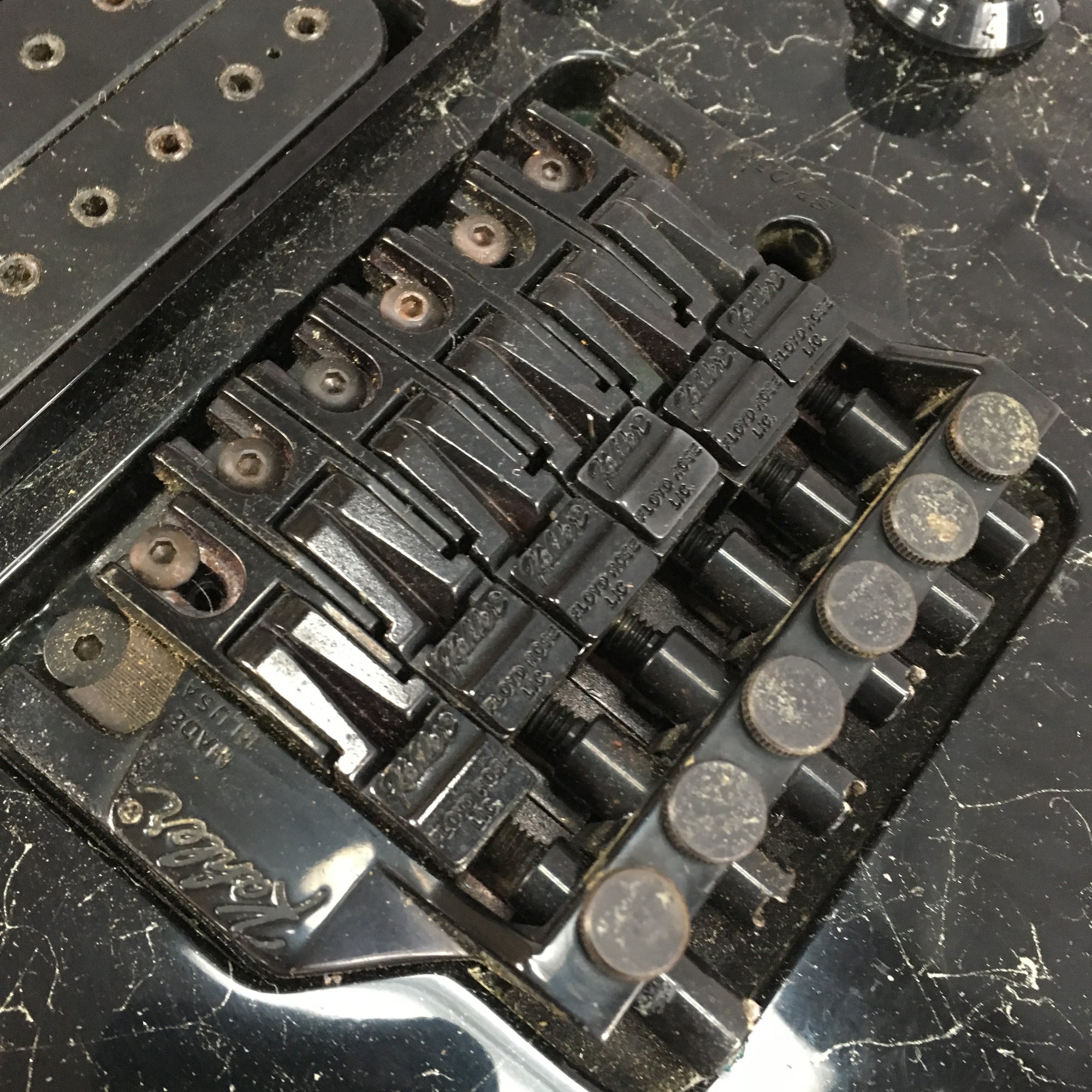 Fender HM Stratocaster Loaded Body Blackstone Finish MIJ Kahler