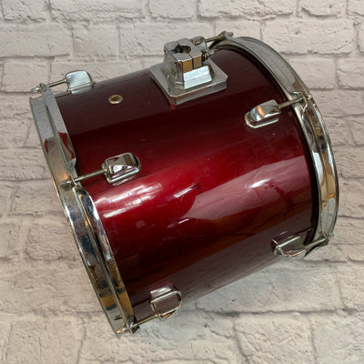 Unknown 13" X 11" Rack Tom Wine Red
