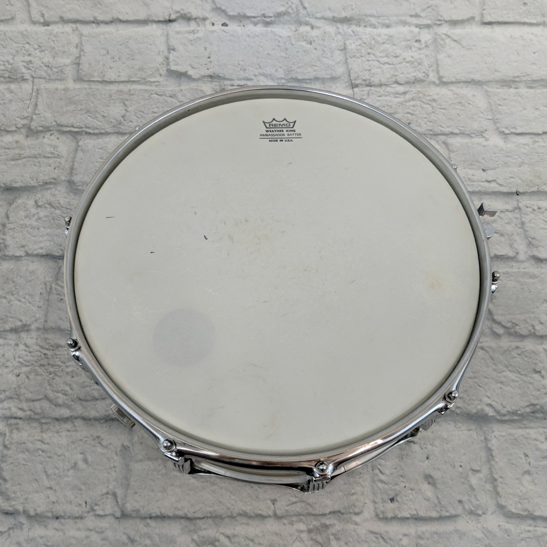 Vintage 70s Ludwig Vistalite Acrylic 10 Lug 14x5 Snare