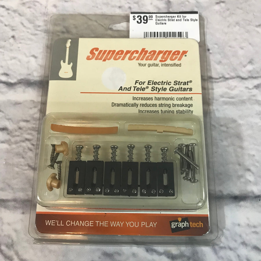 Supercharger Kit for Electric Strat and Tele Style Guitars