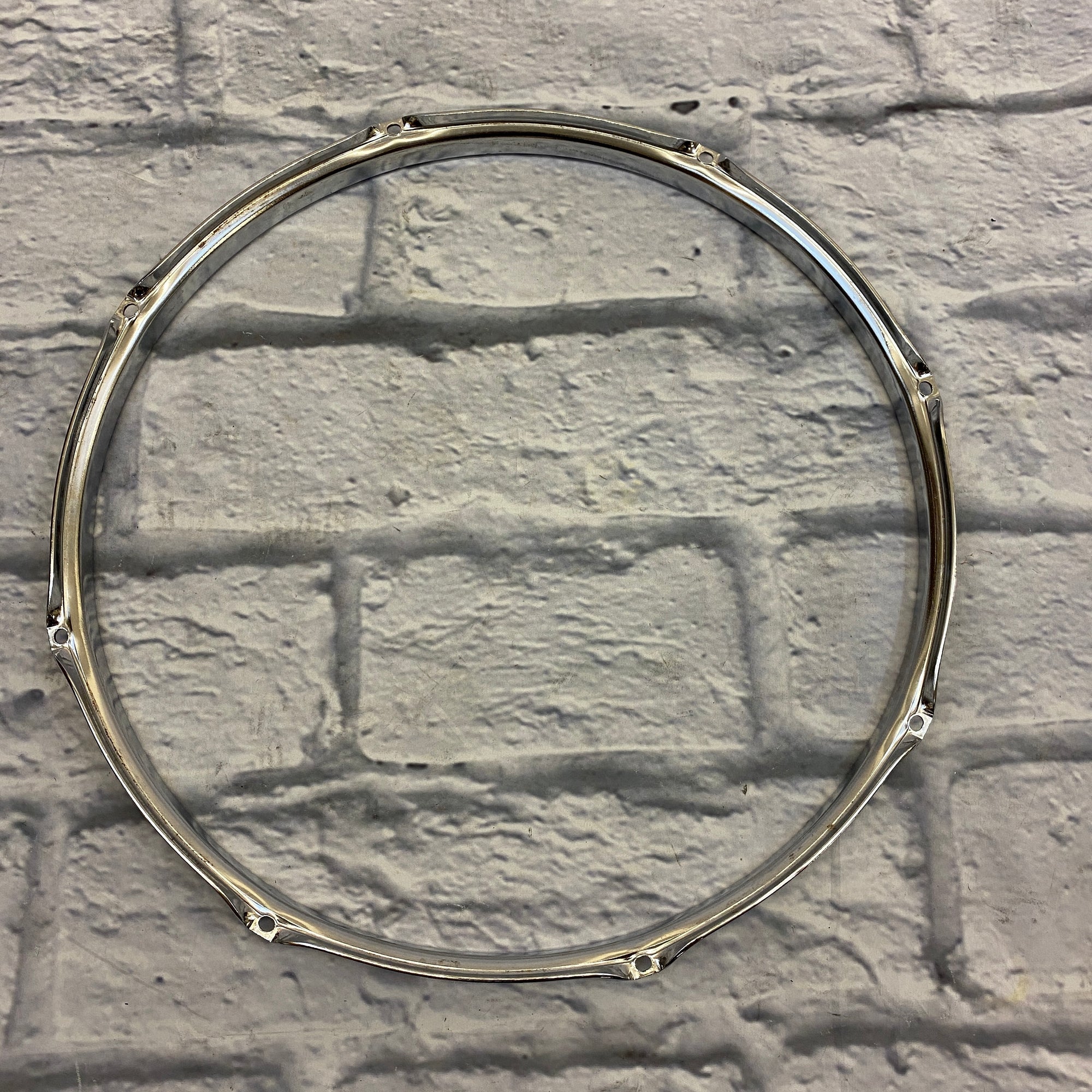 Unknown 16" 8-Hole Chrome Drum Hoop