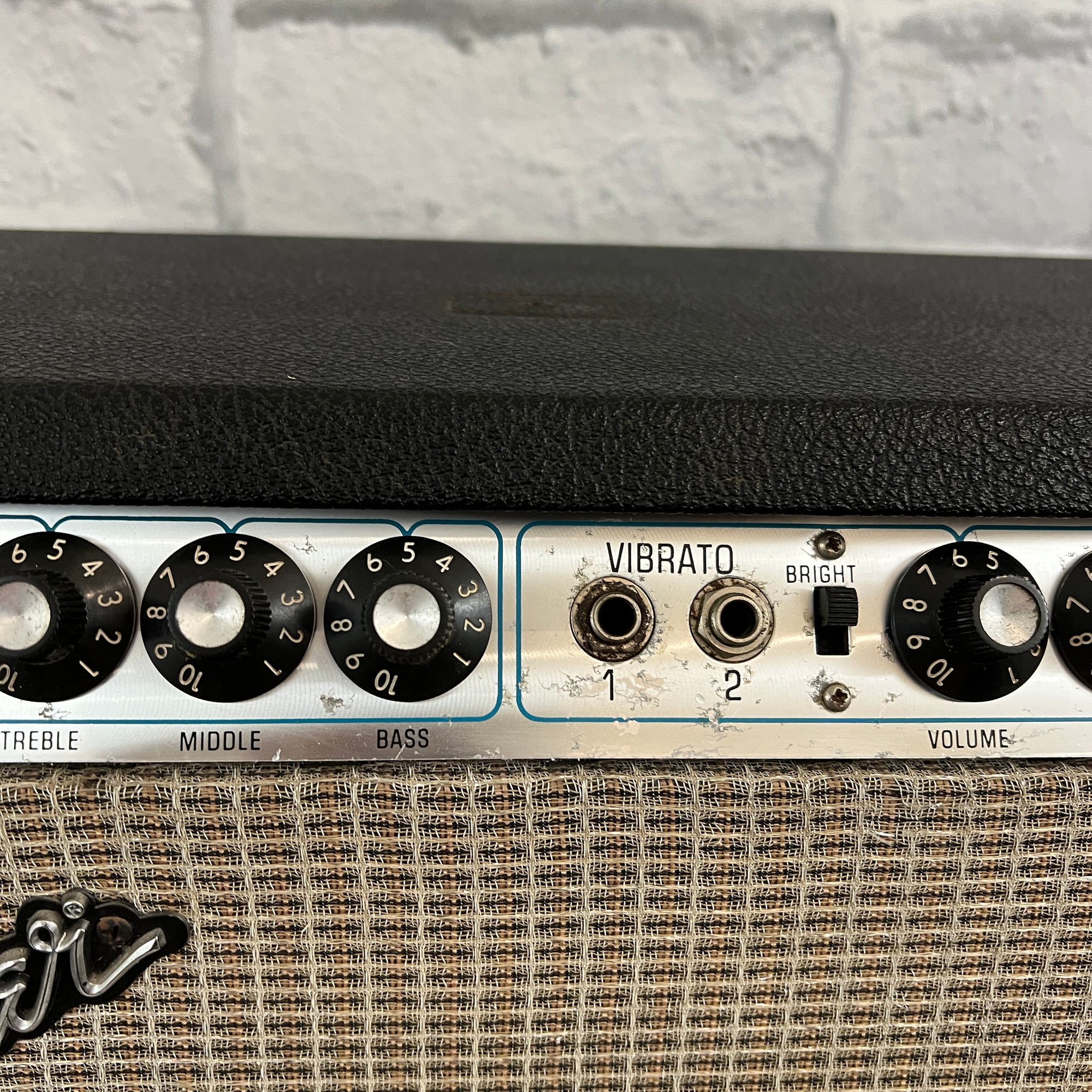 1970's Vintage Fender Quad Reverb 4x12 Guitar Combo Amp