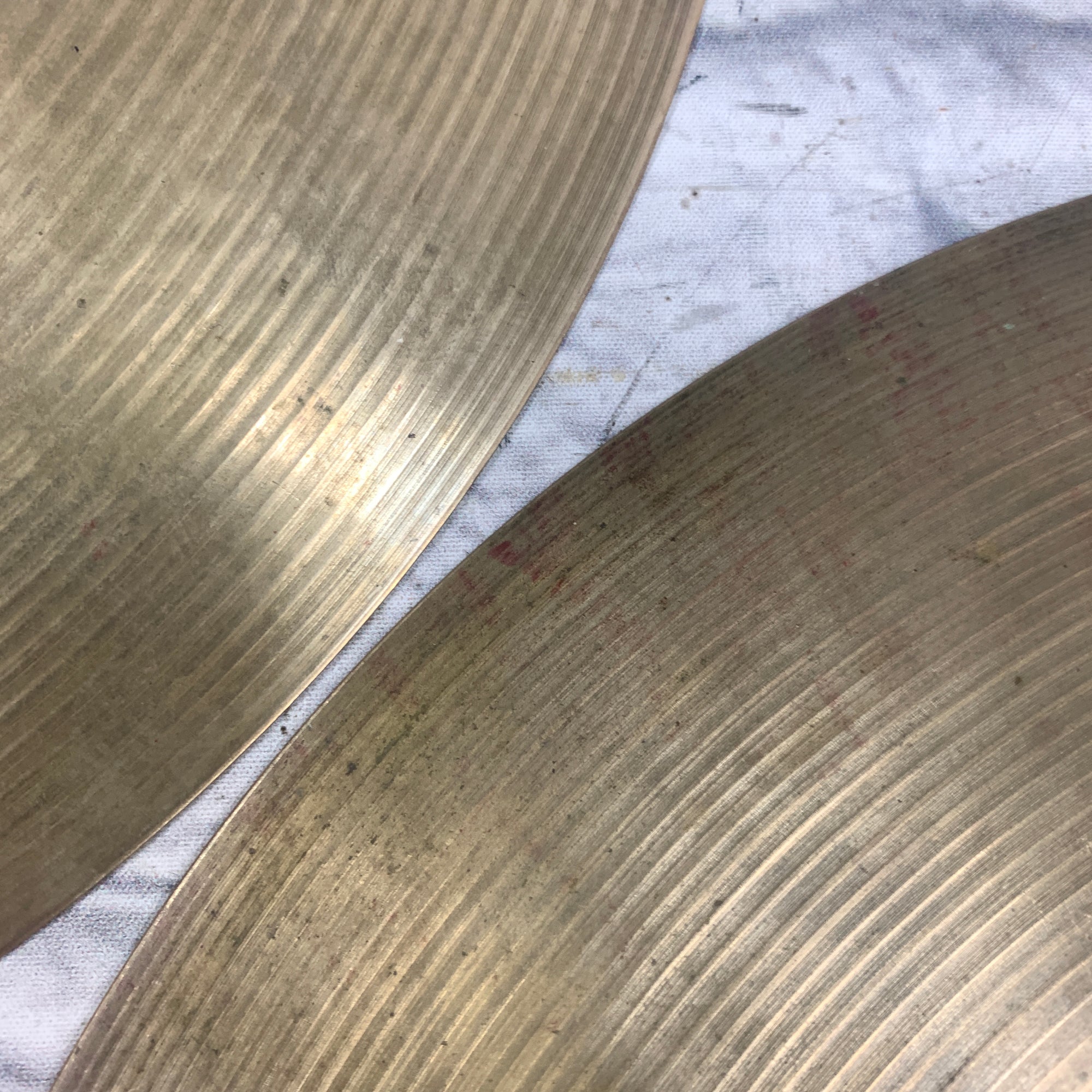 Vintage Zildjian 15 Hi Hat Cymbal Pair 950/1450 gram