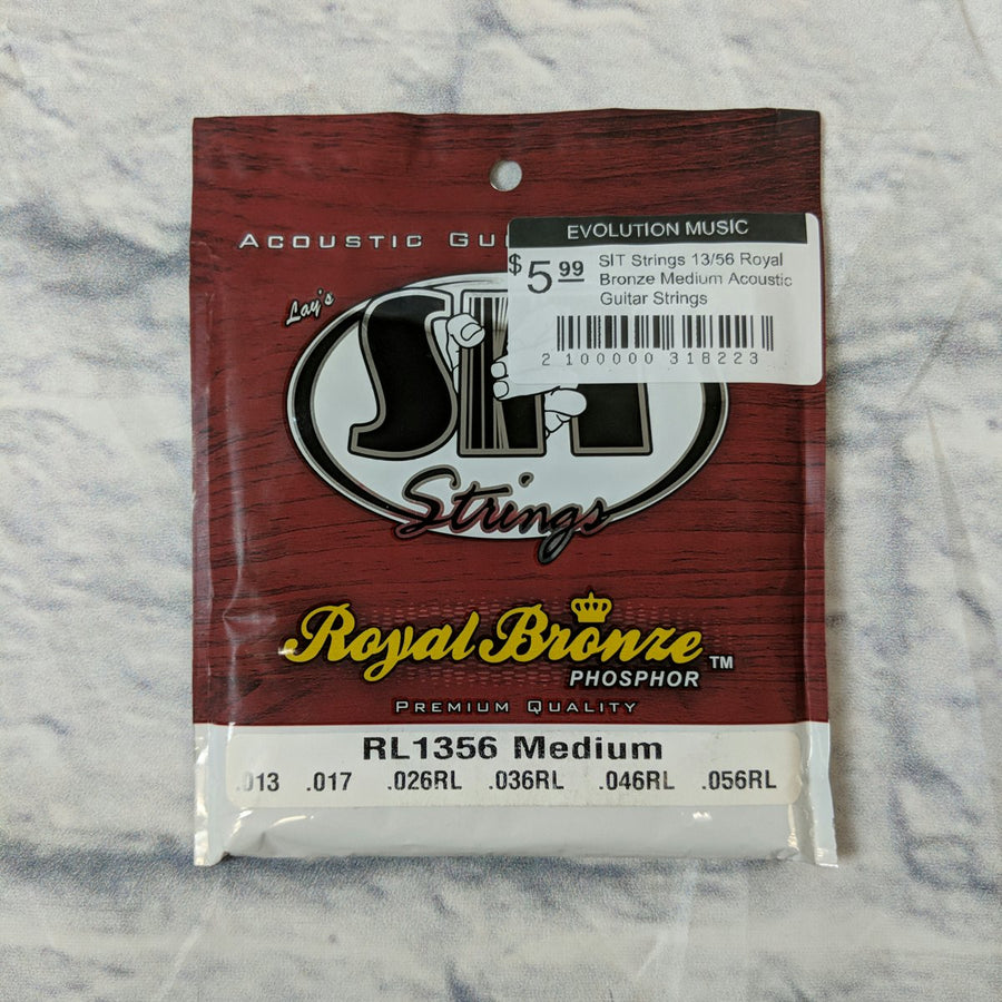 SIT Strings 13/56 Royal Bronze Medium Acoustic Guitar Strings
