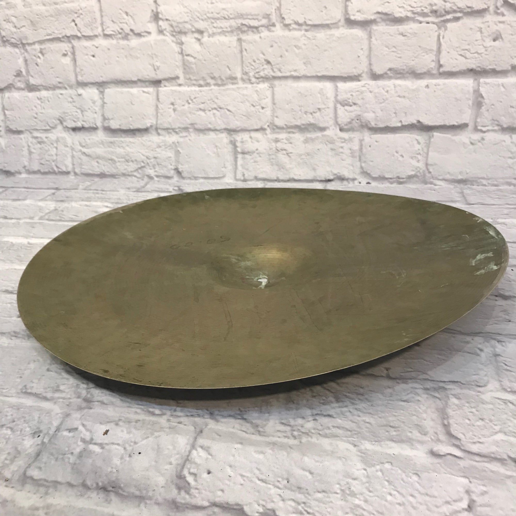 Vintage 1960s Ludwig Paiste 22in Crash Ride Cymbal
