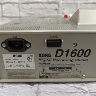 Korg D1600 Digital Recorder