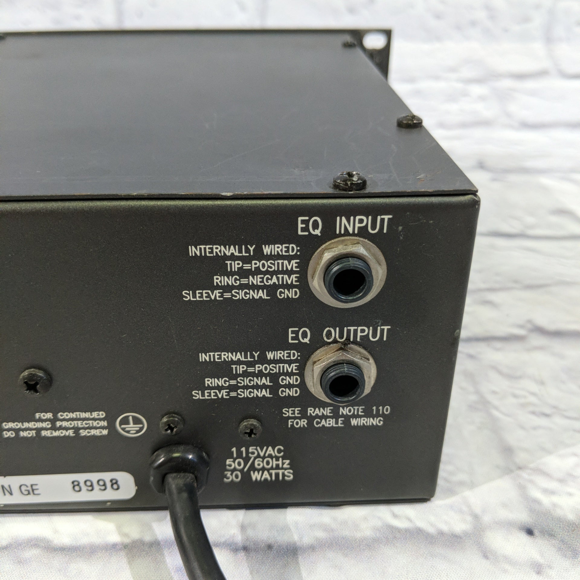Rane GE-27 Equalizer