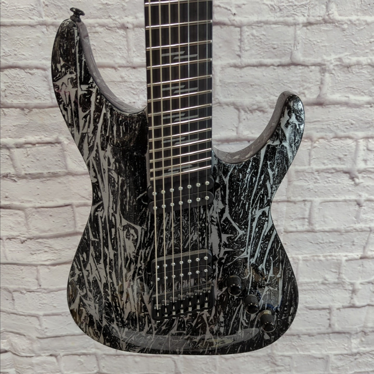 Schecter C-7 Silver Mountain Multi-Scale 7 String Electric Guitar