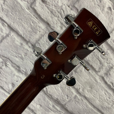 Ibanez PN12E VMS Parlor Acoustic/Electric Vintage Mahogany Sunburst