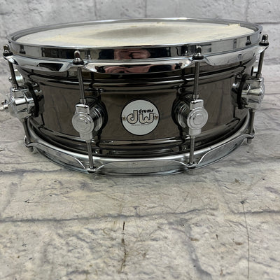 DW Design Series Black over Brass 14x5.5" Snare