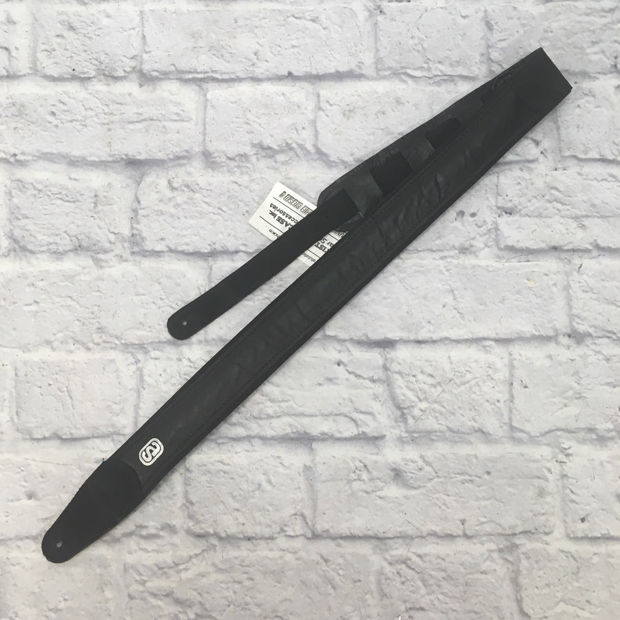 Artist Showcase Leather Guitar Strap Guardsman Elite (Thin Grippy Black)