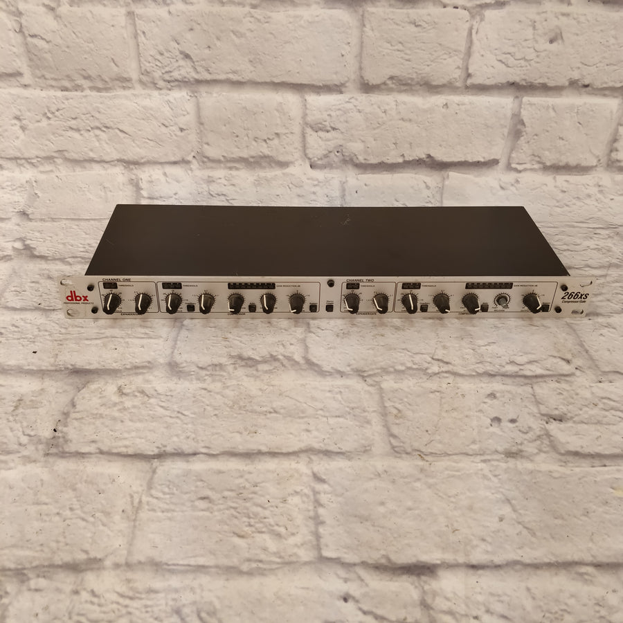DBX 266xs Stereo Compressor Limiter & Noise Gate Dynamics Processor