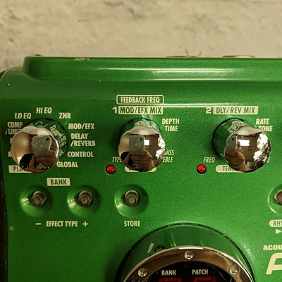 Zoom A2.1U Acoustic Multieffects Pedal Effects Pedals