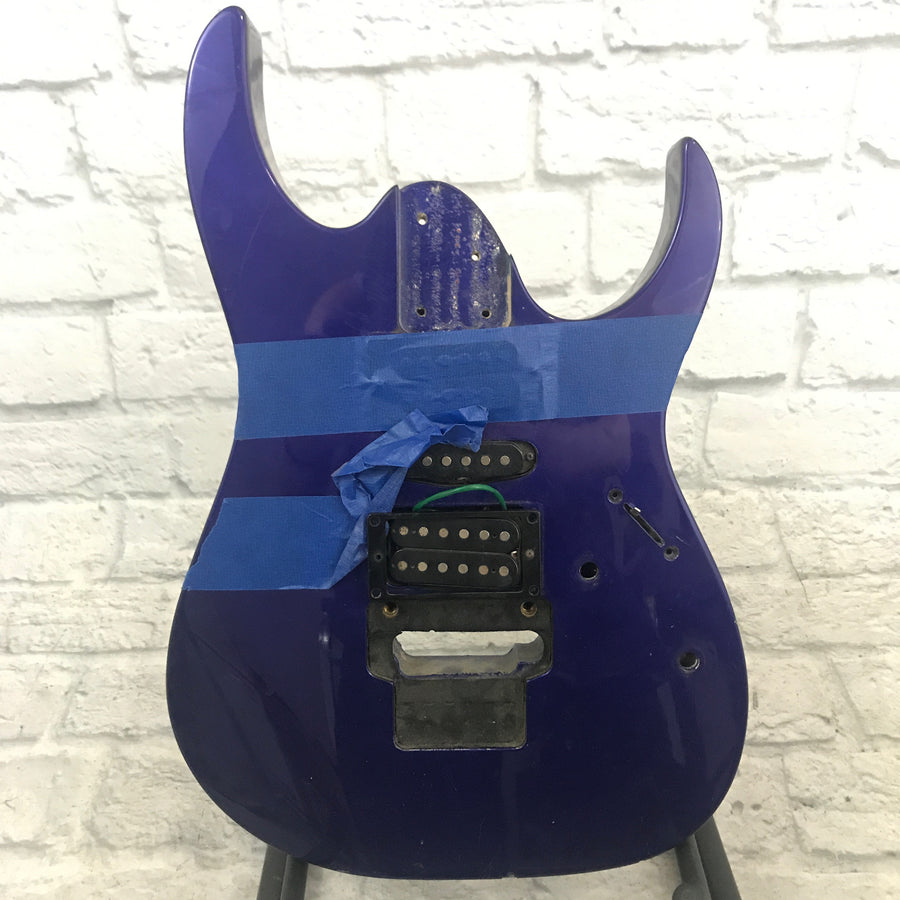 Unknown Soloist-Style Electric Guitar Body Includes 3 Pickups