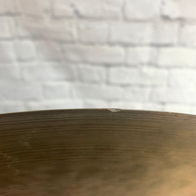 Vintage 1960s Zildjian 19 Crash Cymbal 2000g