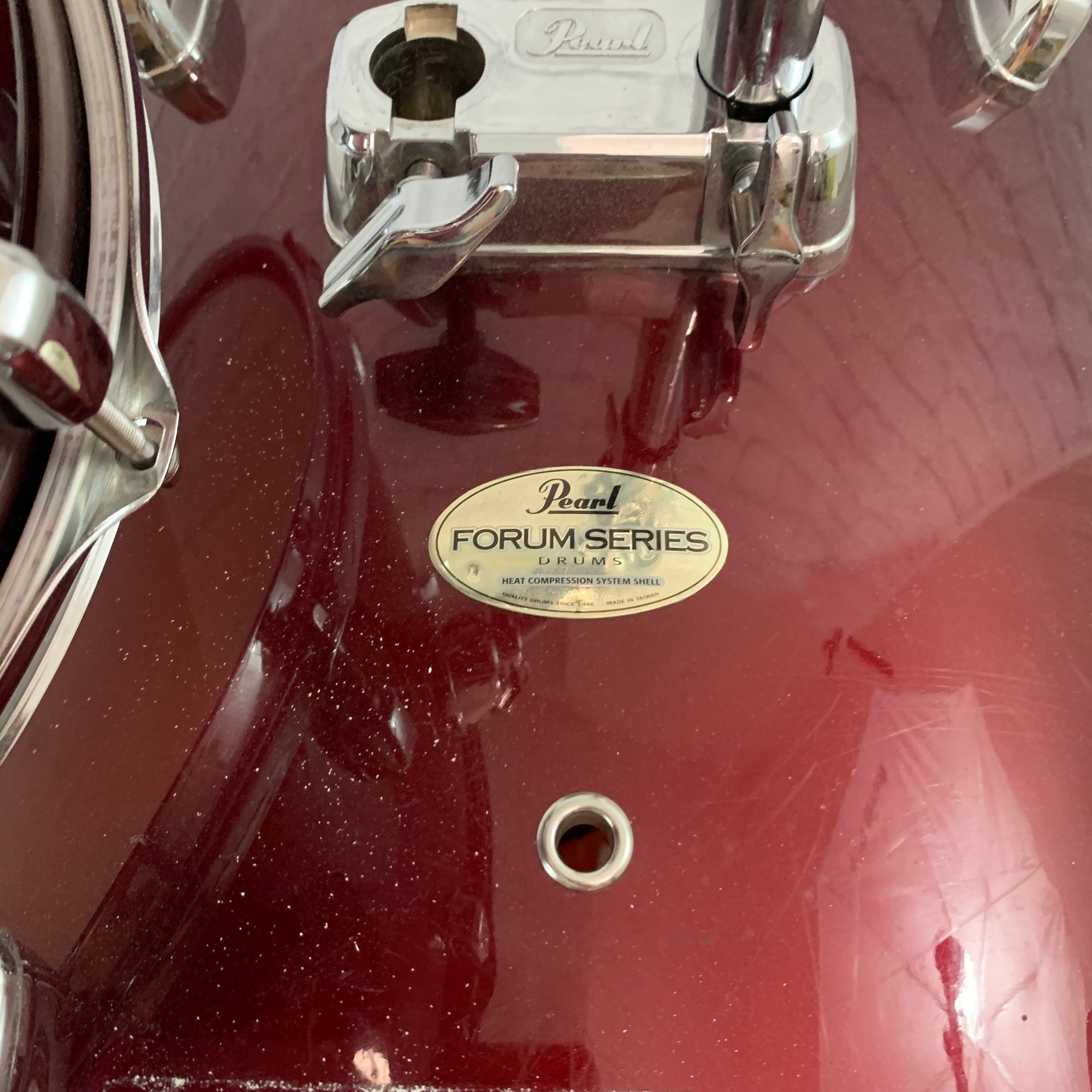 Pearl Forum Series 3pc 12/16/22 Drum Kit - Burgundy Wrap