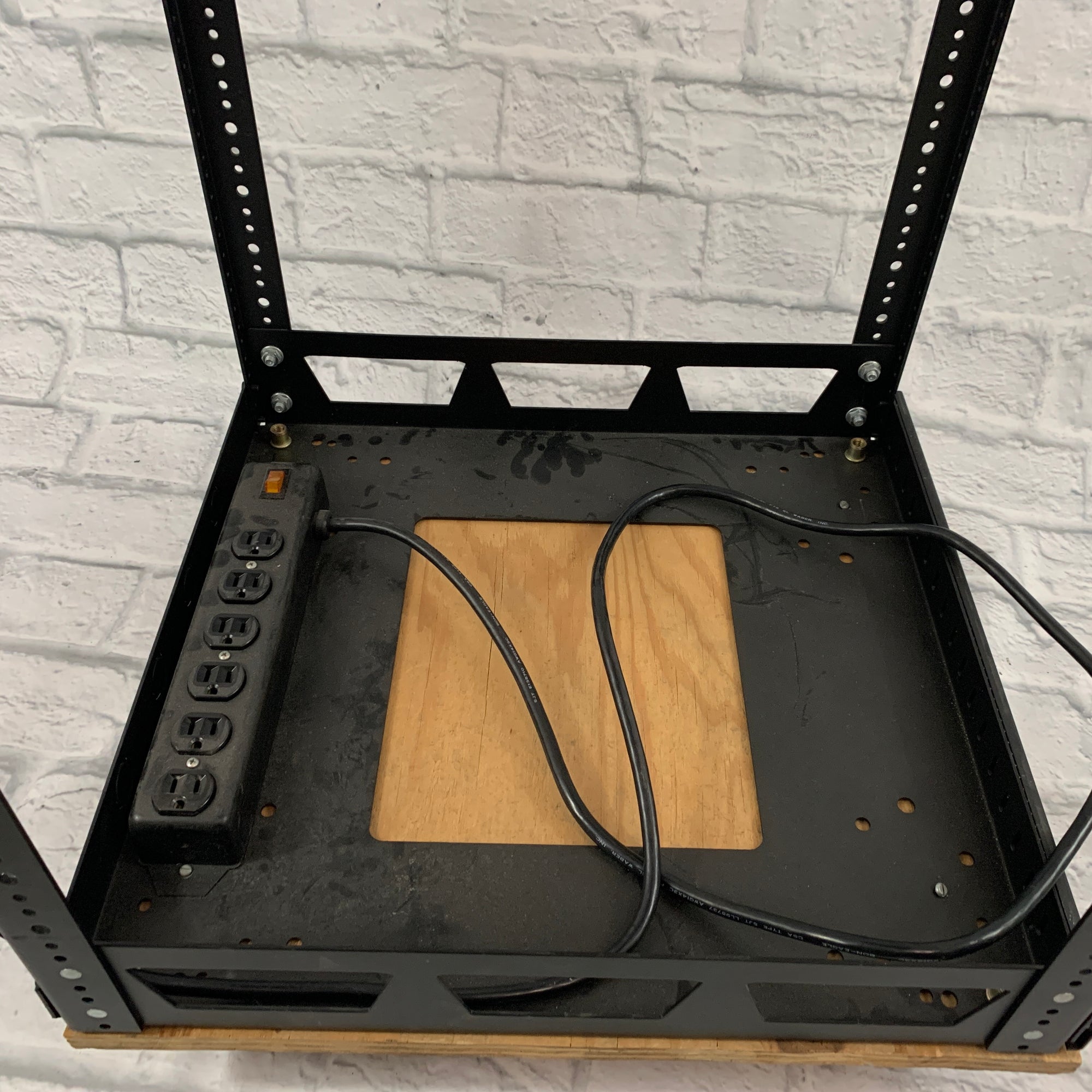 Unbranded Rolling 42" Tall 24U Studio Rack