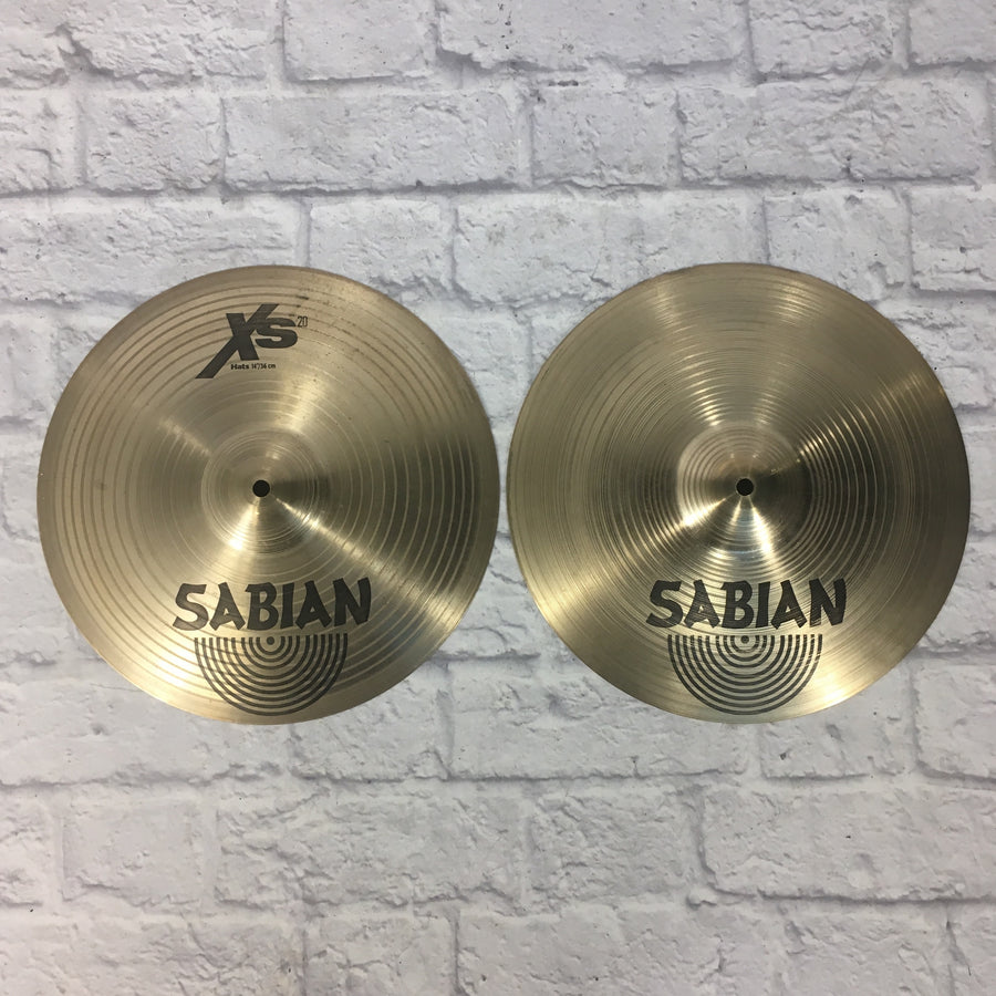 Sabian 14in XS20 Hi Hat Cymbals