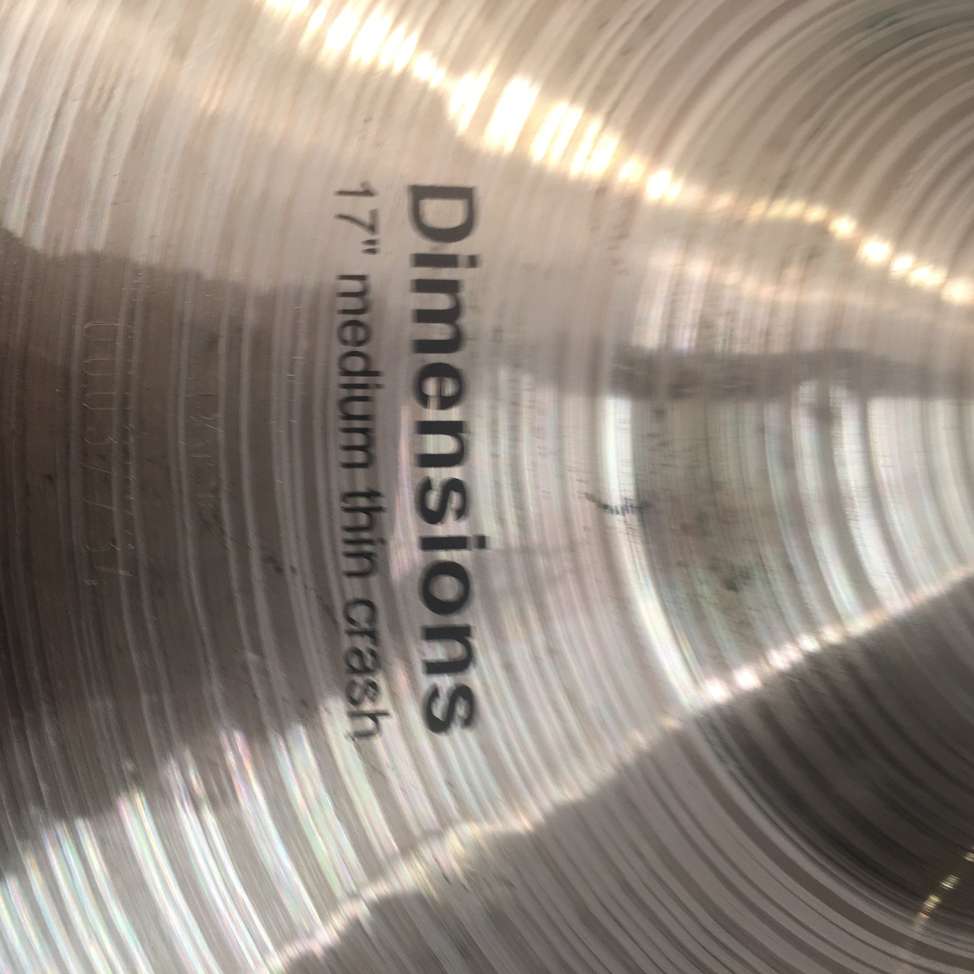 Paiste Dimensions 17in Hand Hammered Crash Cymbal