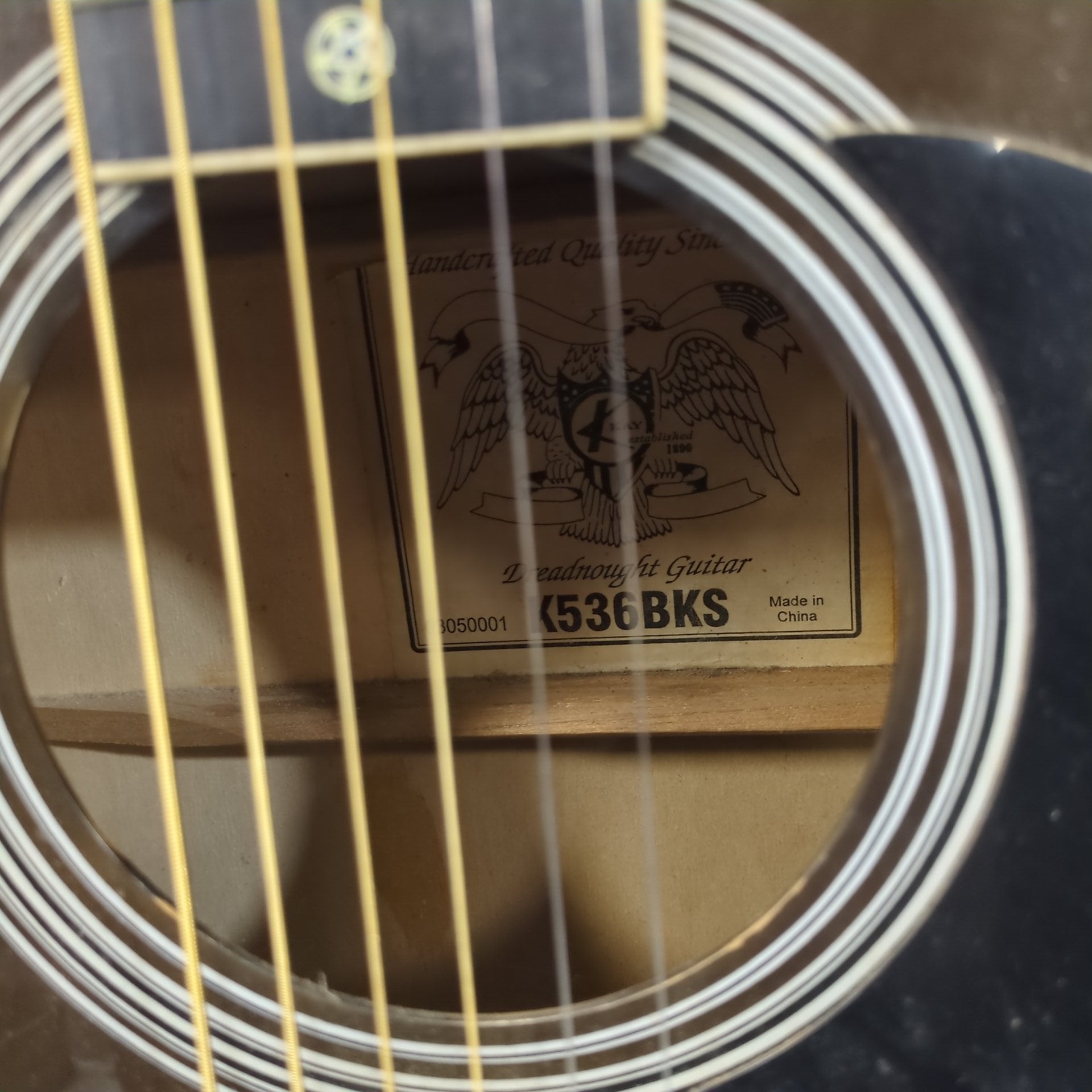 Kay 536 BKS Acoustic Guitar