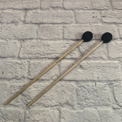 Innovative Percussion IP2003 James Ancona Series Medium Marimba Mallets - Black Yarn - Birch