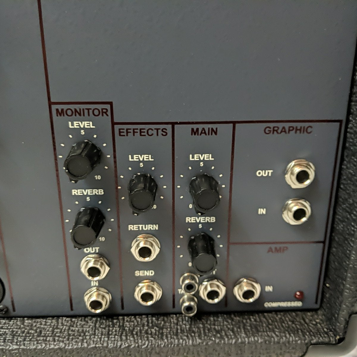 Tosh PA6250-P Power 6.1 250 Watt 6 Channel Powered Mixer - NOS