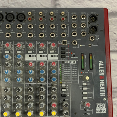 Allen & Heath ZED-22FX 22-Channel Mixer w/ Effects