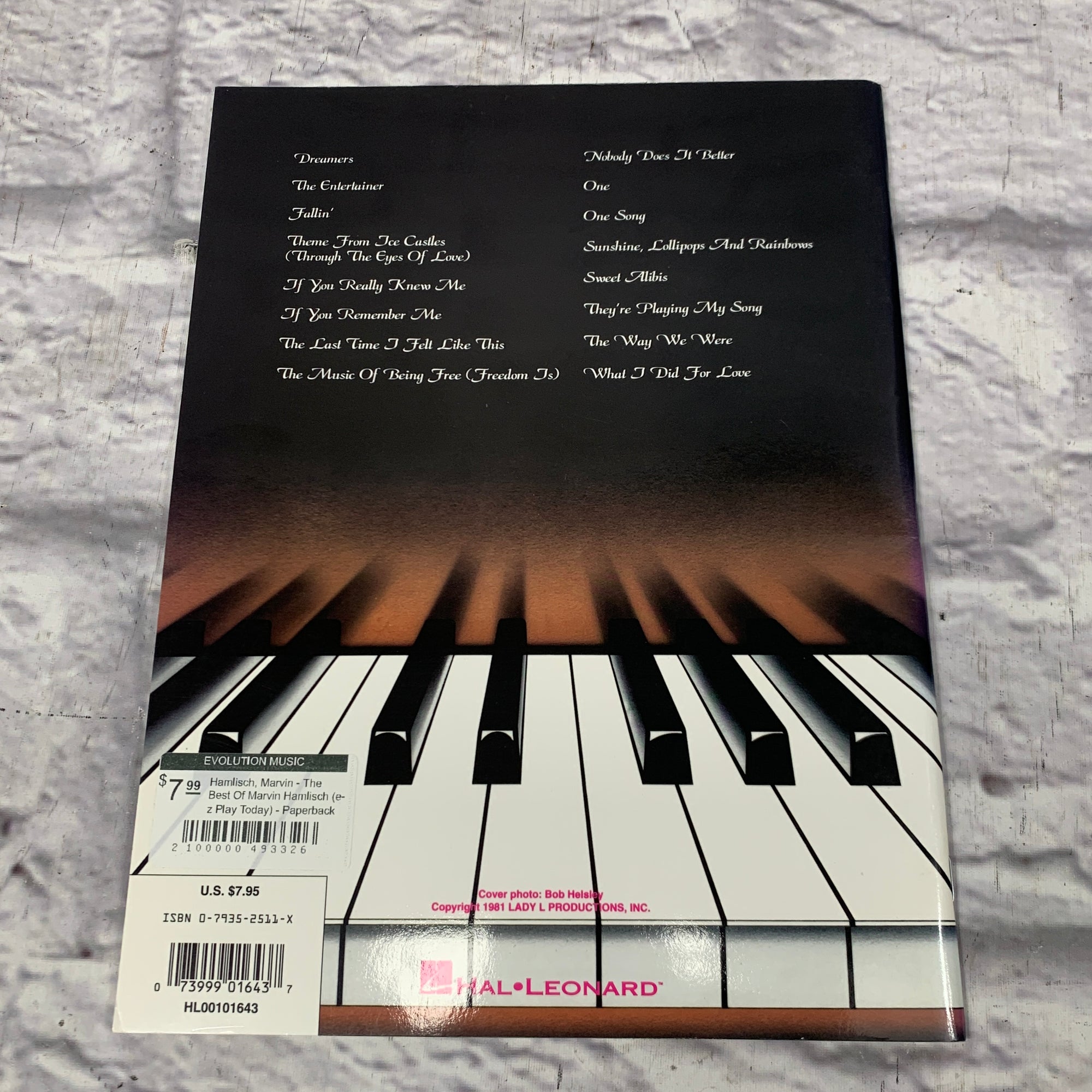 Hamlisch, Marvin - The Best Of Marvin Hamlisch (e-z Play Today) - Paperback