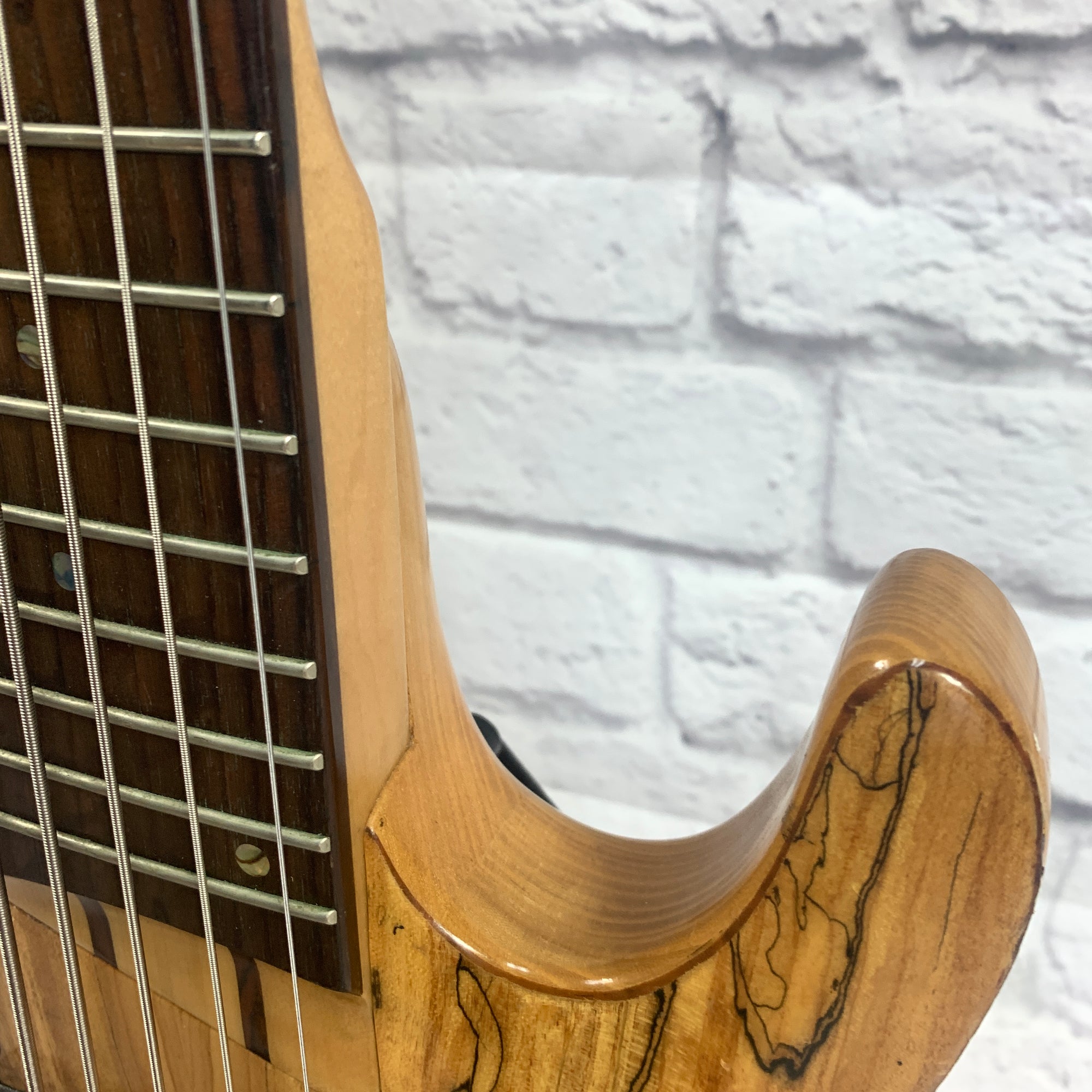 LTD B206FM 6 String Bass with Flame Top