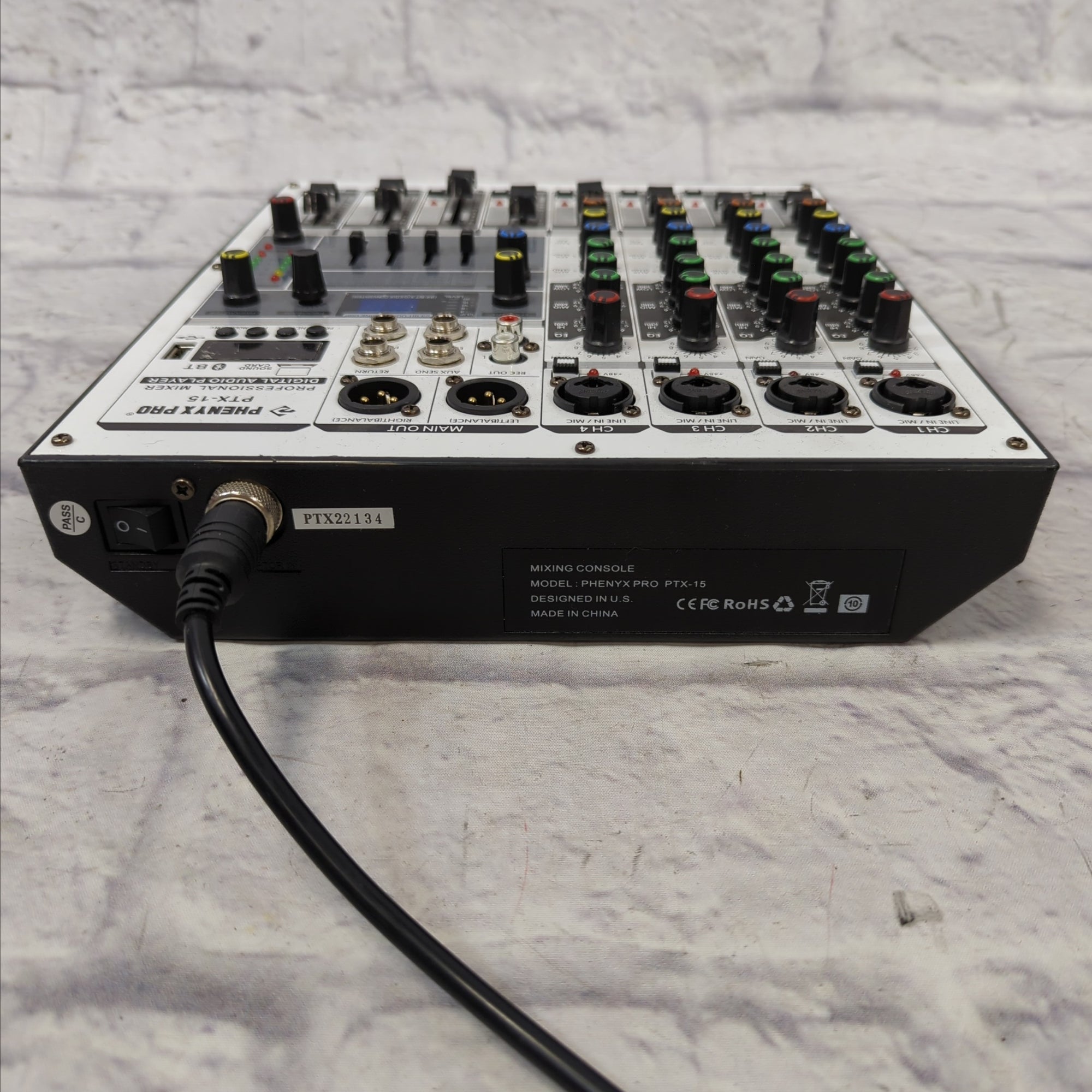 Phenyx Pro PTX-15 4 Channel Mixer