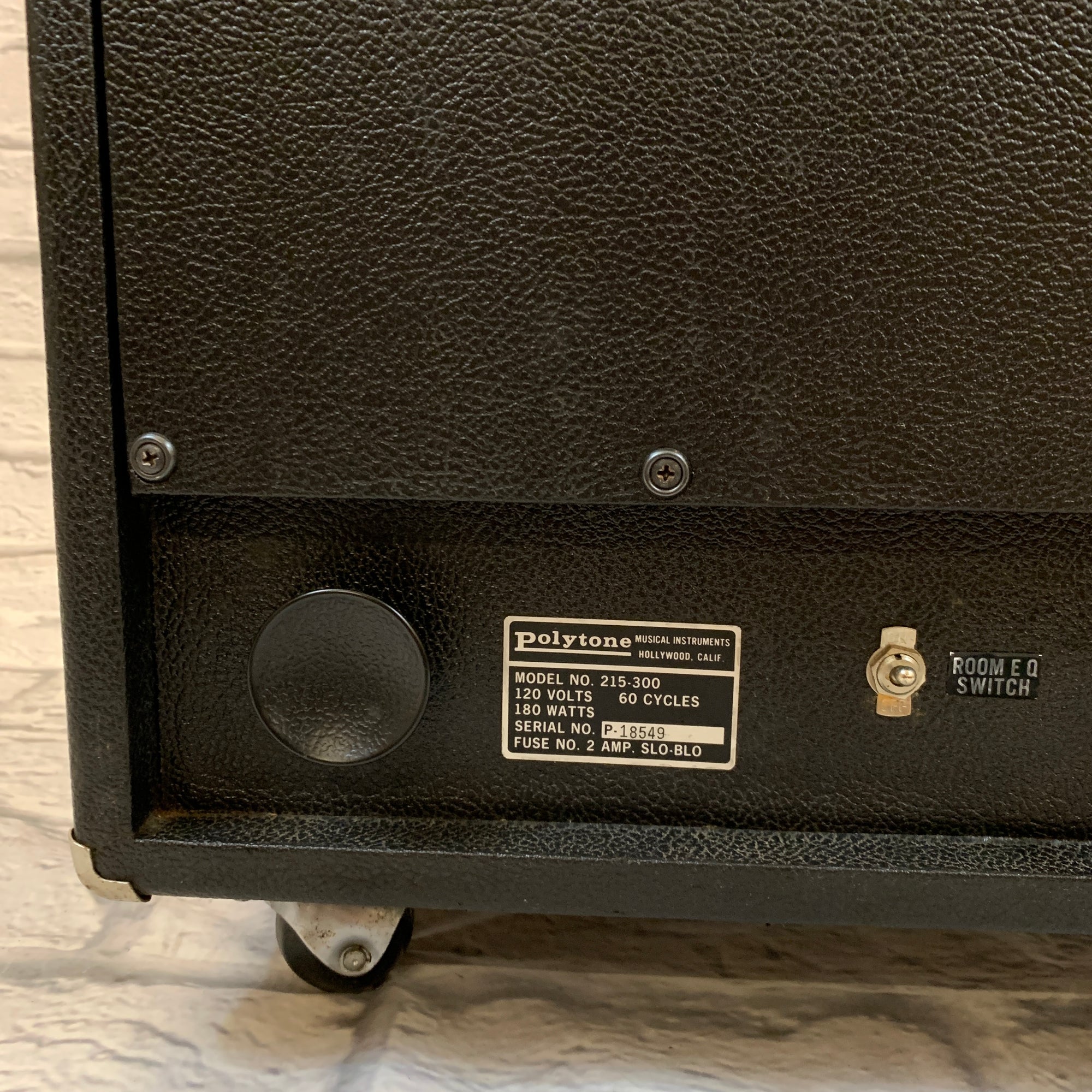 Polytone 215-300 Two Channel Guitar Amp