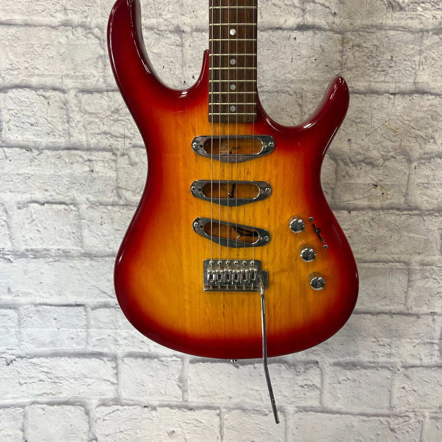 Unknown Electric Guitar Neck and Body Sunburst