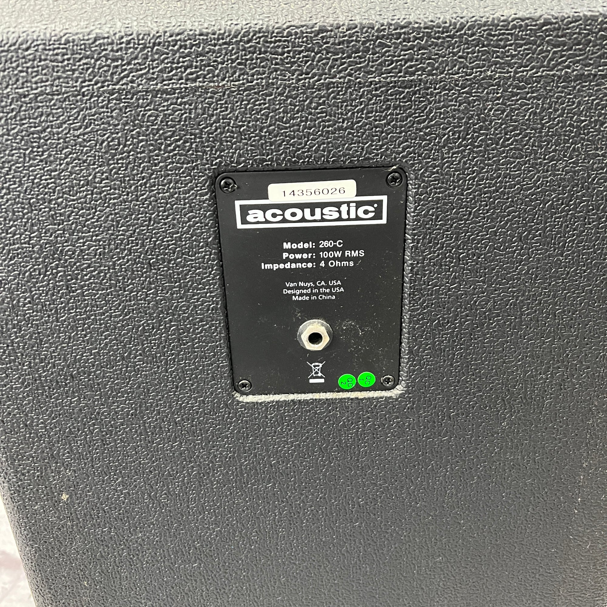 Acoustic 260 Mini Stack Bass Amplifier