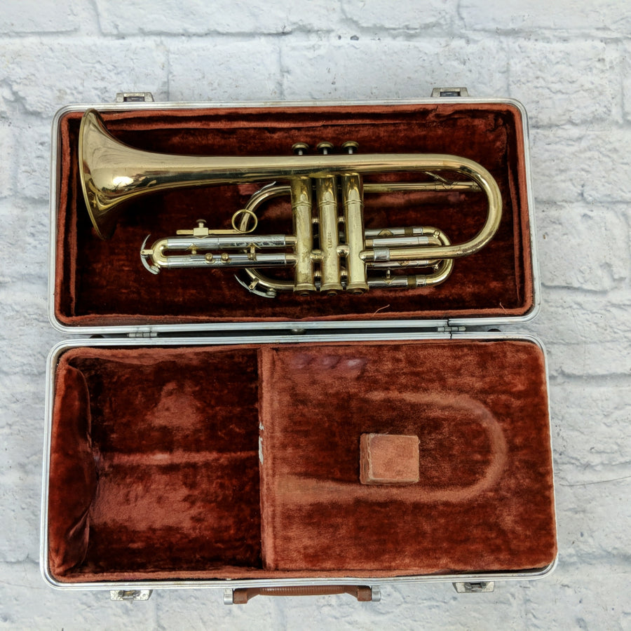 Vintage USA Reynolds Medalist Cornet with Original Case