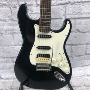Unknown Strat Style HSS Red Solid Body Electric Guitar