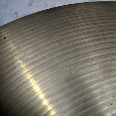 Vintage Zildjian 14 Ghost Logo HI Hat Cymbal Pair