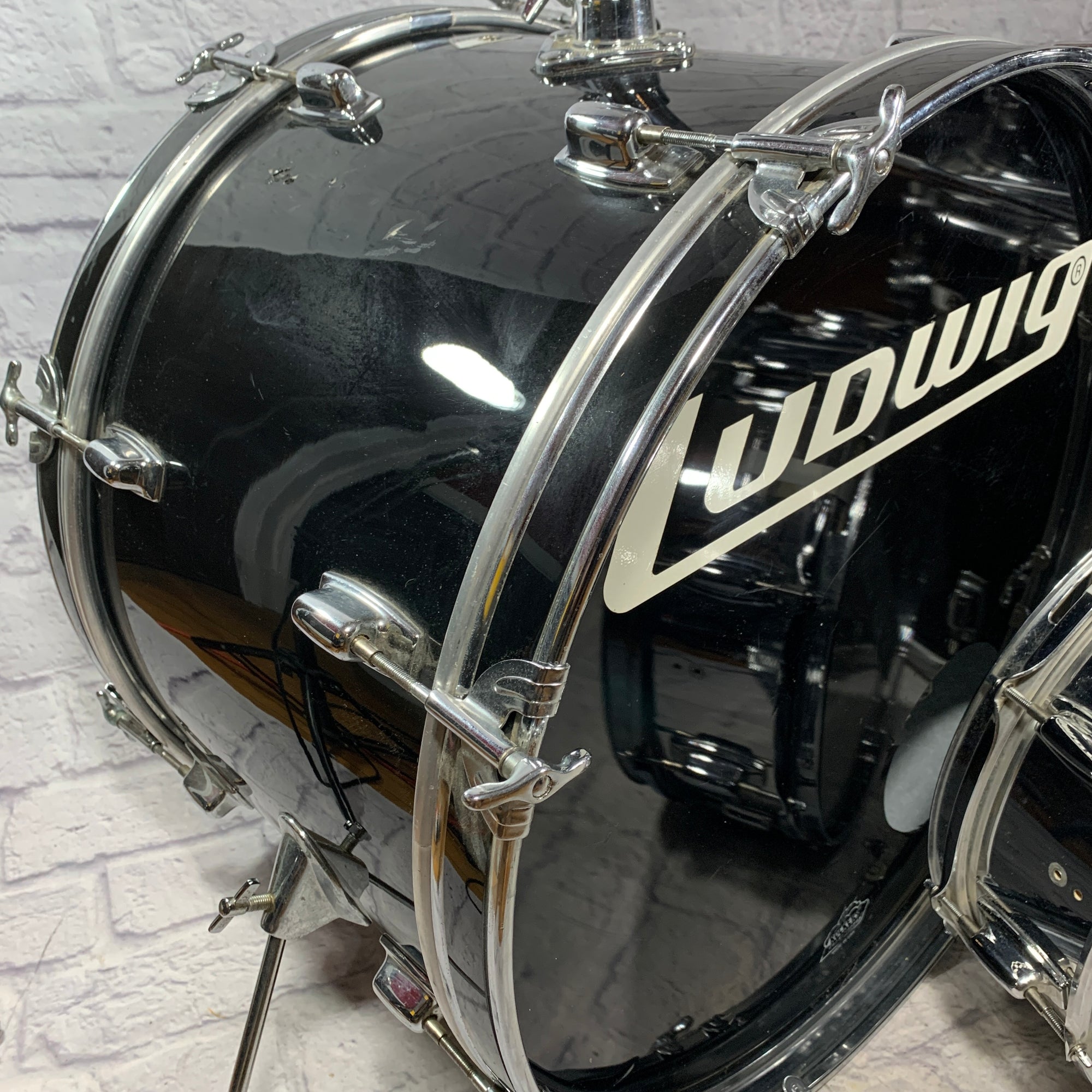 Ludwig Rocker 5 Piece Drumkit Black