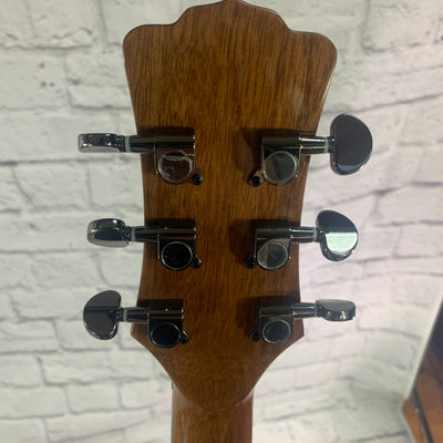 Luna Gypsy Spalt GC Grand Auditorium Acoustic Electric AS IS