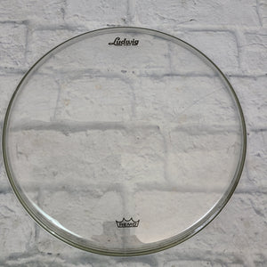 Remo 14" clear Ludwig Logo Drum Head