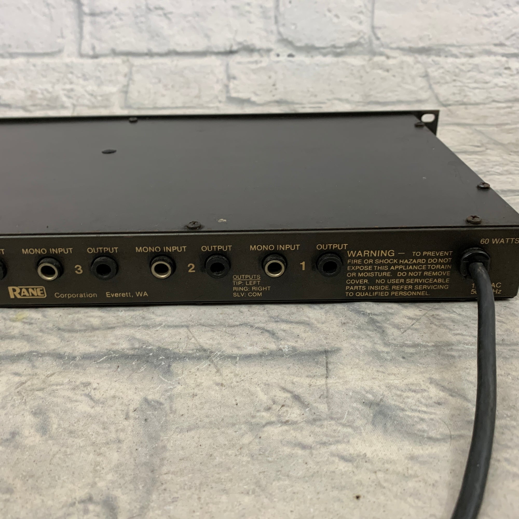 Rane HC 6 Rackmount Headphone Amp 6 Input AS IS FOR PARTS