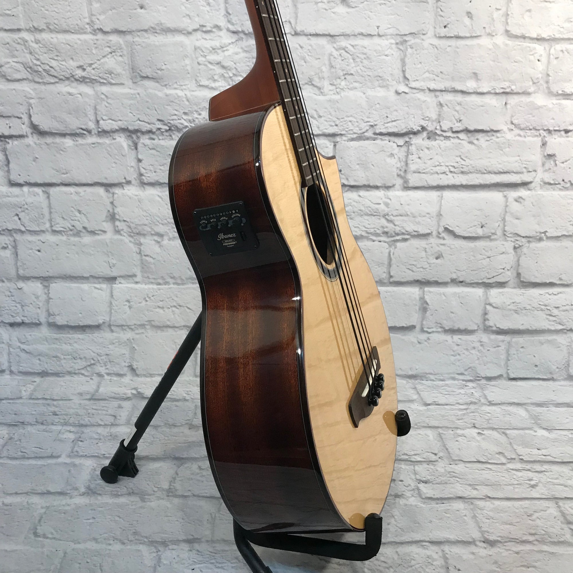 ** Ibanez AEWB20NT 4-string Acoustic Bass  Guitar with Mahogany Back and Sides