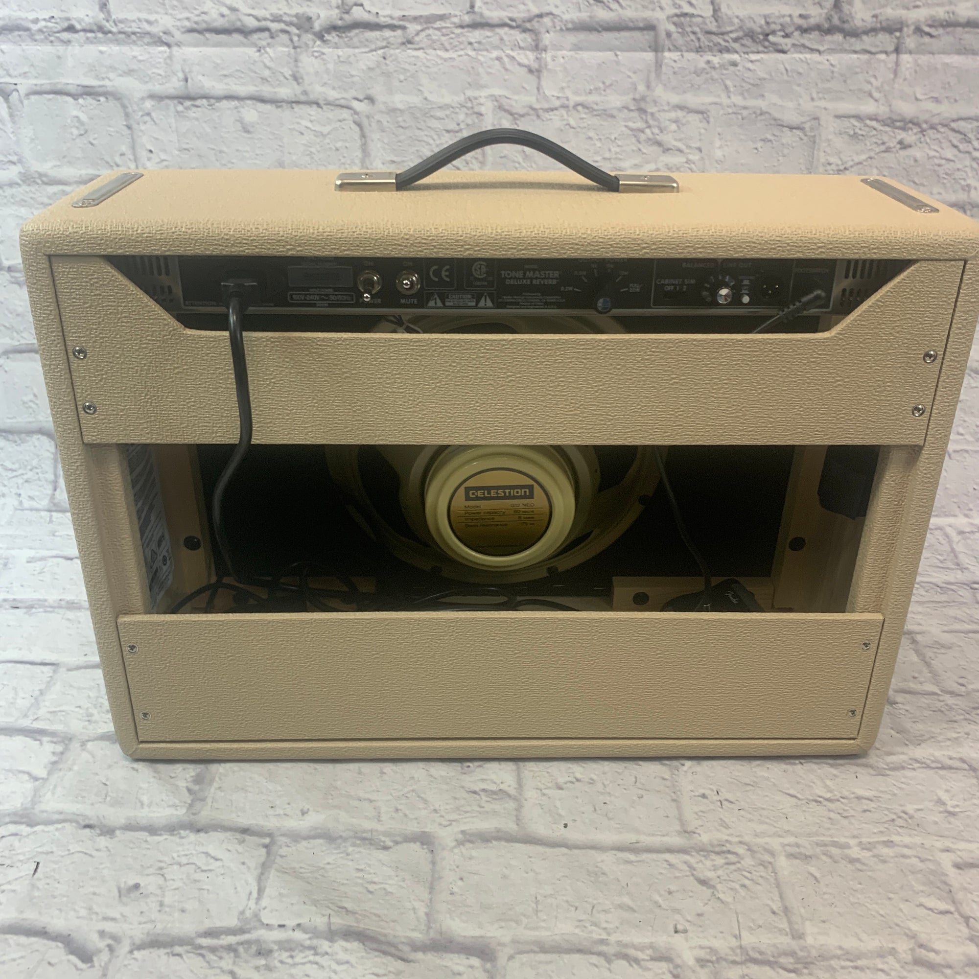 Fender Tone Master Deluxe Reverb Blonde w/ Cover
