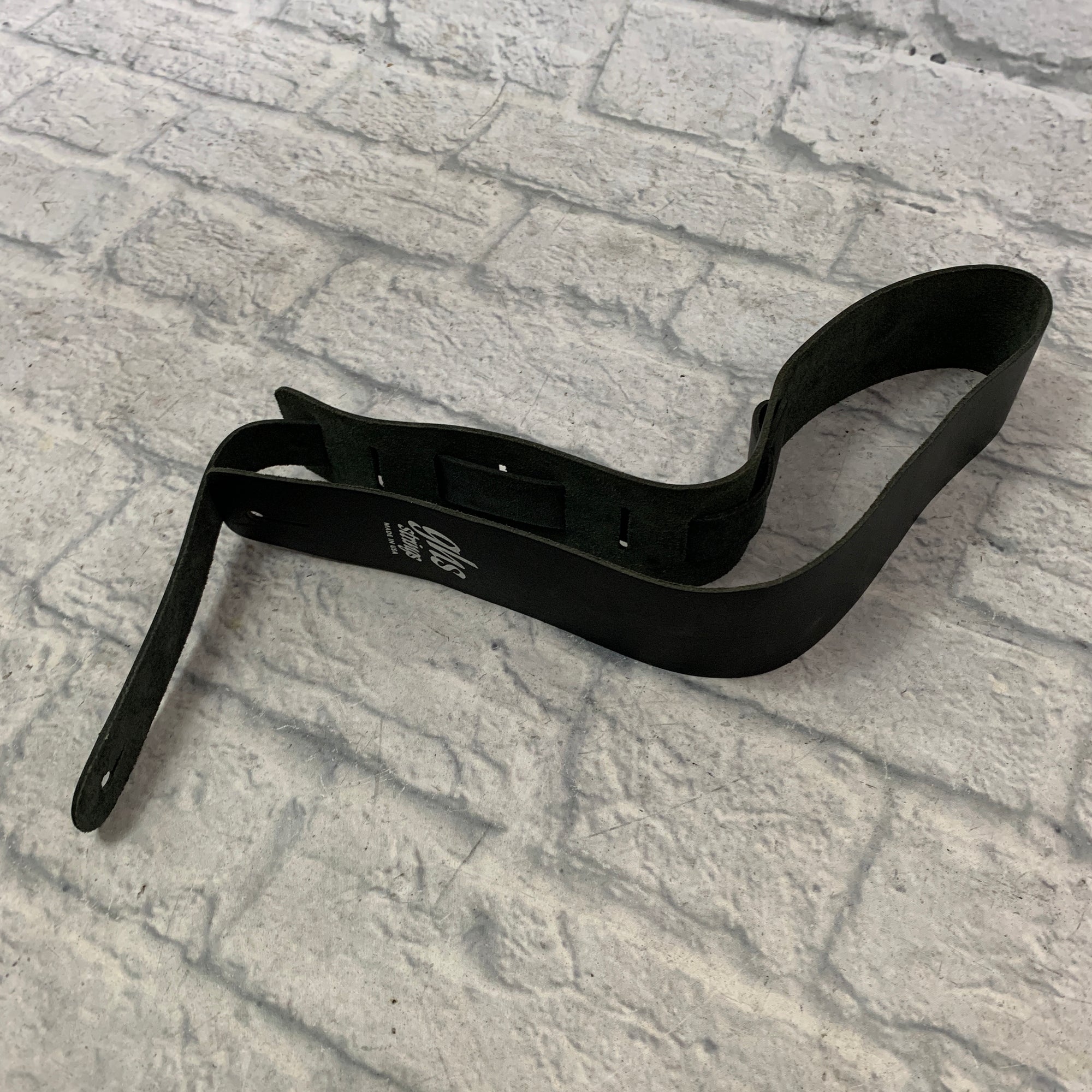 GHS Leather Guitar Strap - Black