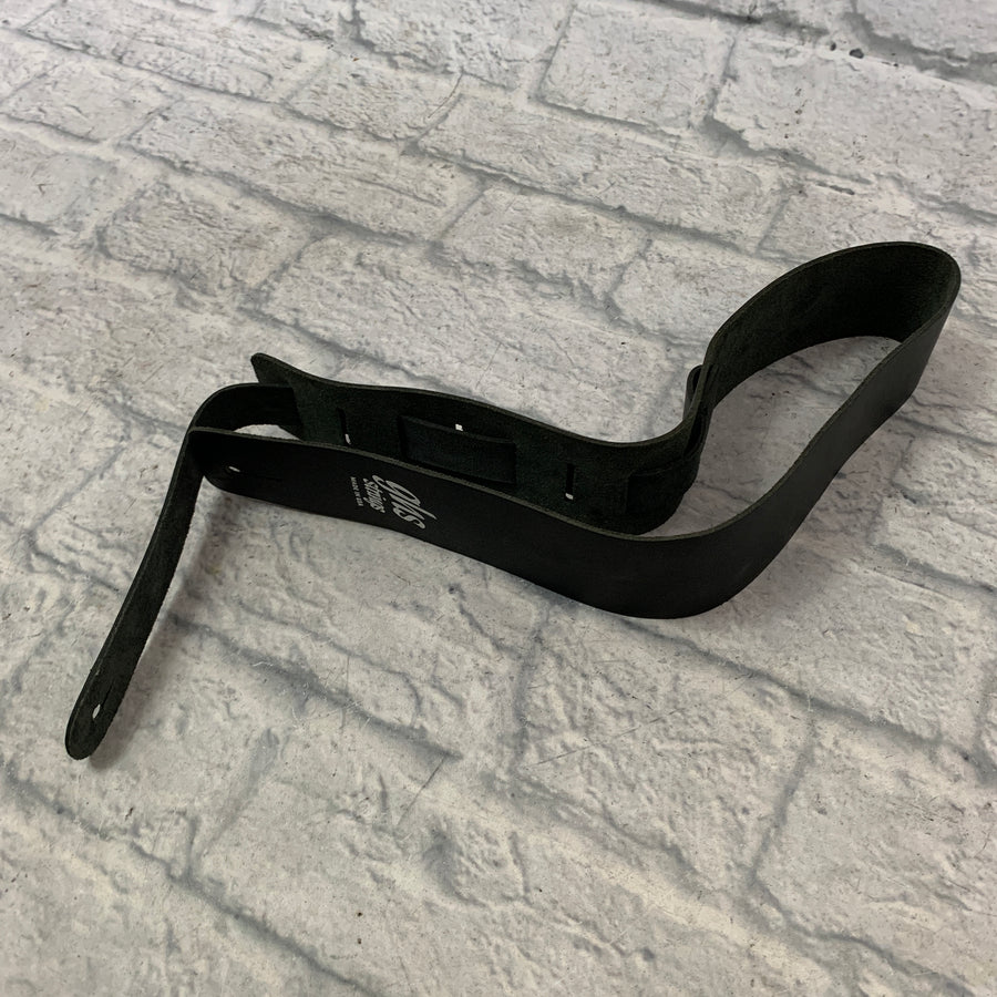 GHS Leather Guitar Strap - Black