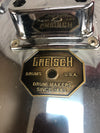 Gretsch 1970s Chrome Over Wood 20 Bass Drum Stop Sign Badge