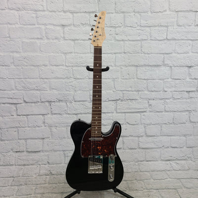 Nashville Guitar Works 120 Single Cutaway - Black, Rosewood Fretboard