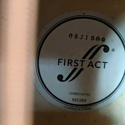 First Act MG359 Pink 3/4 Child Size Acoustic Guitar