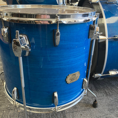 Pearl Export 5pc Blue Lacquer Drum Kit