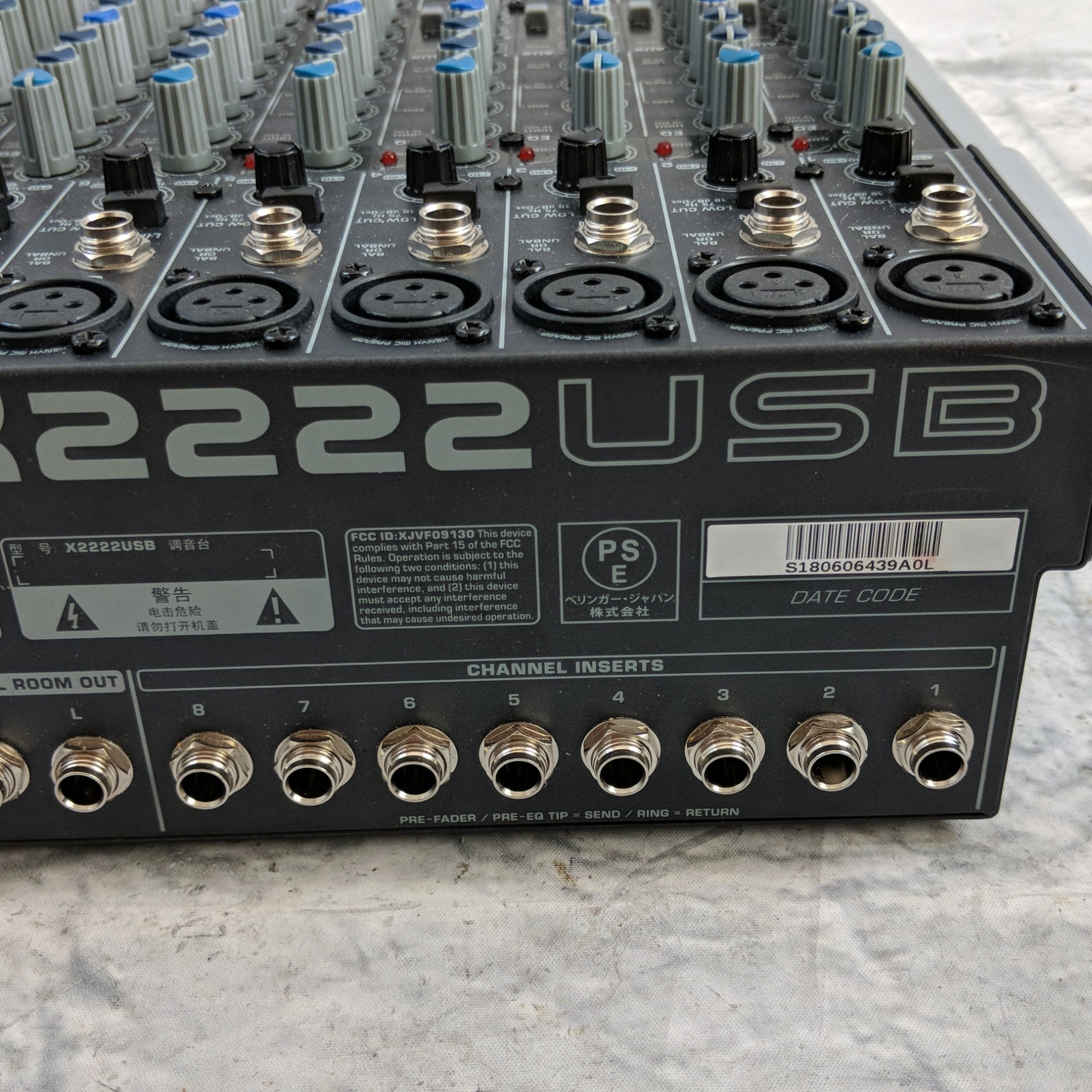 Behringer Xenyx X2222USB 22-Input Mixer with USB Interface Behringer Xenyx X2222USB 22-Input Mixer with USB Interface